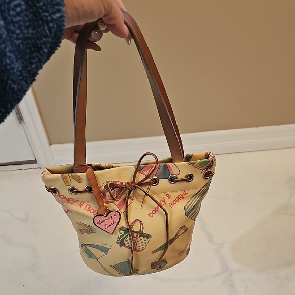 Dooney & Bourke Yellow Graphic Tote - Picture 2 of 11